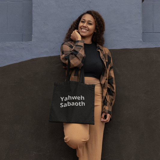Yahweh Sabaoth organic tote bag